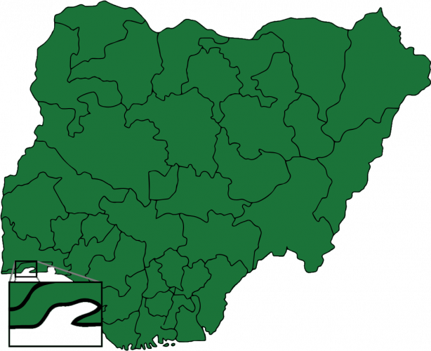 Nigeria Map Transparent (Zoom)